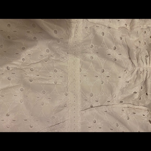 GUESS wildflower eyelet romper in white - Picture 5 of 7